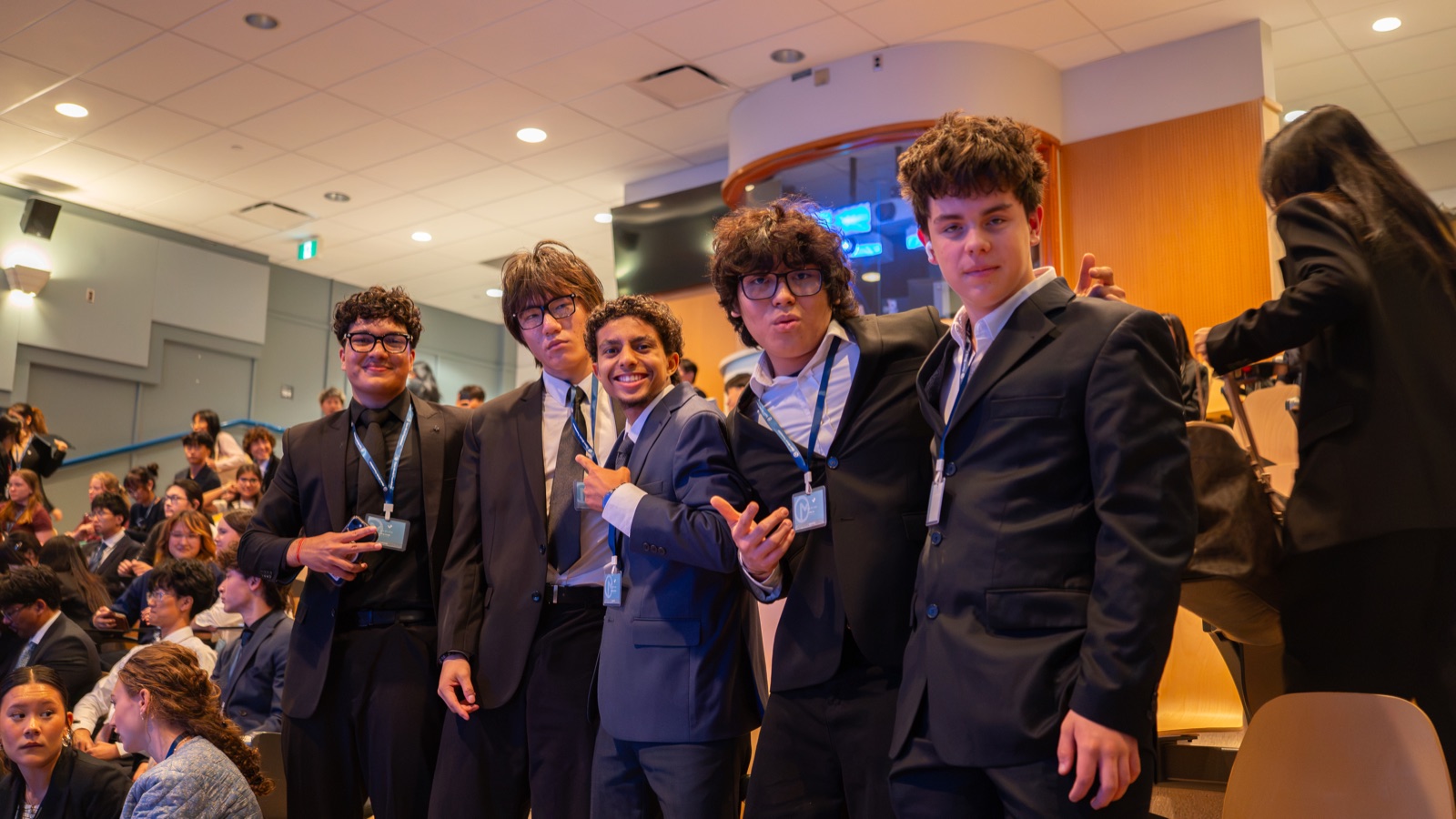 Students gathered together at Velocity Case Competition